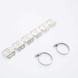 Header pipe guard For header pipe with e 32-50 mm Silver Universal