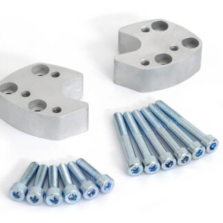 Bar riser H=27 mm Silver Yamaha FJR 1300 (00-05)