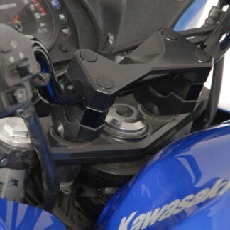 Bar riser H=20 mm Black Kawasaki Z750/R/S, Z1000