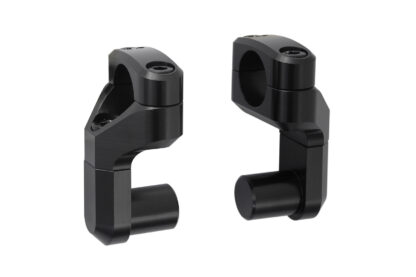 Vario bar back for Ø 22 mm handlebar Up/back variable. Black.