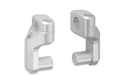 Vario bar back for e 28 mm handlebar Up/back variable Silver
