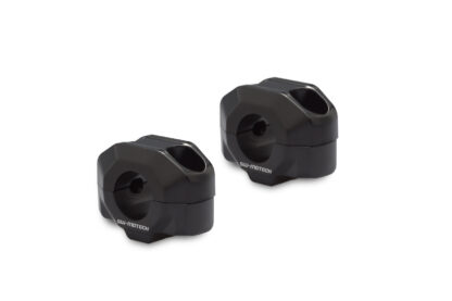 Bar riser for e 22 mm handlebar H=15 mm Black