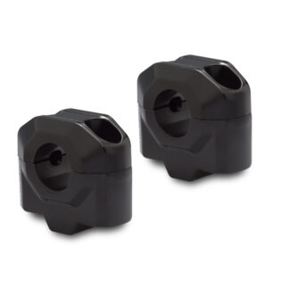 Bar riser for e 22 mm handlebar H=25 mm Black