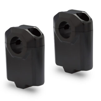 Bar riser for e 22 mm handlebar H=50 mm Black