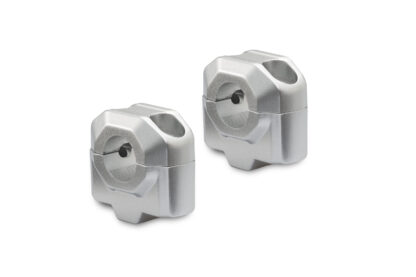 Bar riser for e 22 mm handlebar H=25 mm Silver