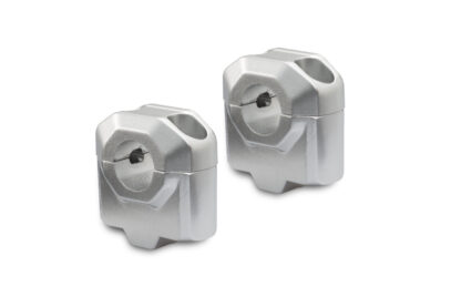 Bar riser for e 22 mm handlebar H=30 mm Silver