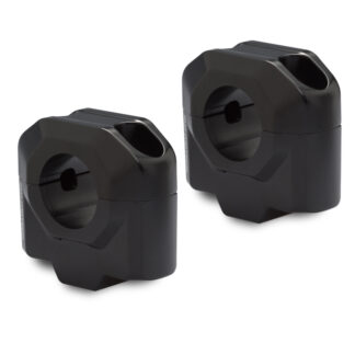 Bar riser for e 28 mm handlebar H=30 mm Black