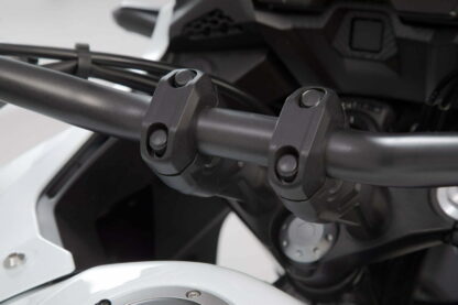 Bar riser for e 28 mm handlebar H=20 mm Black
