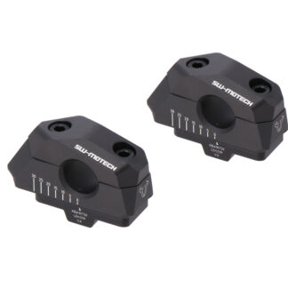 Bar back variable for e22 handlebars H=25mm Back 5/10/15/20/25/30 mm Black