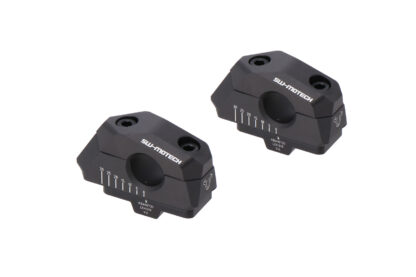Bar back variable for e22 handlebars H=25mm Back 5/10/15/20/25/30 mm Black