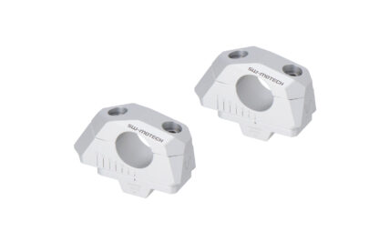 Bar back variable for e28 handlebars H=28mm Back 5/10/15/20/25/30 mm Silver