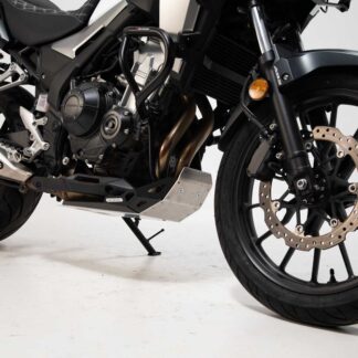 Engine guard Black/Silver. Honda CB500X (18-), NX500 (23-).