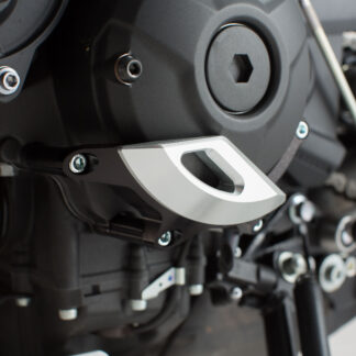 Engine case protector Black/silver MT09/Tracer, Tracer900/GT, XSR900