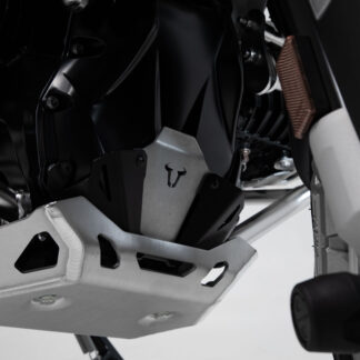Extension for engine guard Black/silver. BMW R1200 (12-18), R1250 (18-).