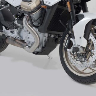 Engine guard Black. Moto Guzzi V100 Mandello/S, Stelvio.