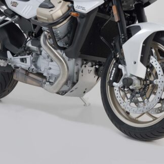 Engine guard Silver. Moto Guzzi V100 Mandello/S, Stelvio.