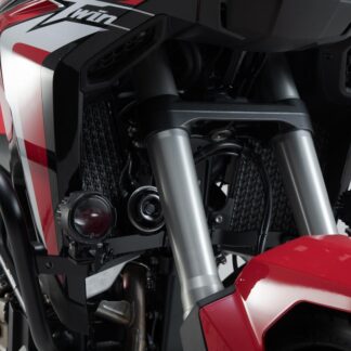 Light mount Black. Honda CRF1000L/CRF1100L with crash bar.