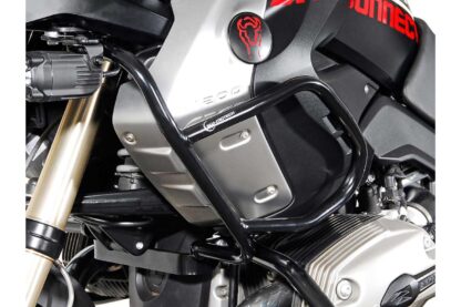 Upper crash bar Black. BMW R 1200 GS (08-12).With Crashbar only.