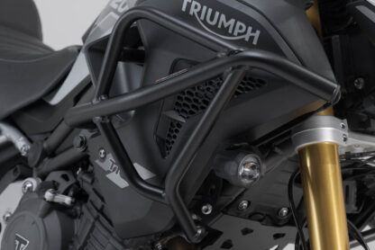 Upper crash bar Black Triumph Tiger 1200 models (22-)