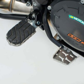 Expansion for brake pedal Silver. KTM models.