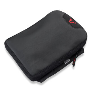 TRAVELLER PILLION cushion Black 22 x 30 cm Withepolyurethaneeair cushion