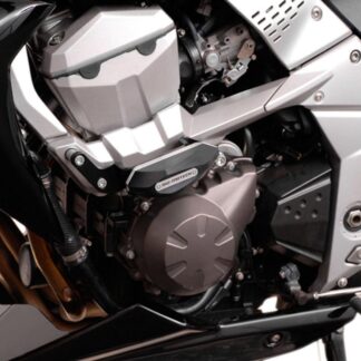 Frame slider kit Black. Kawasaki Z750 (07-12) Z750R (11-12).