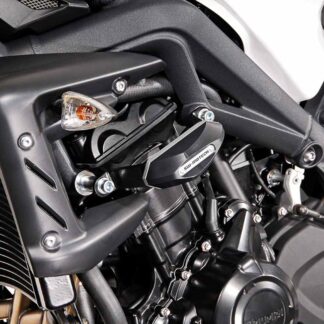 Frame slider kit Black. Triumph Street Triple 675 (07-12).