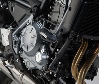 Frame slider kit Black. Kawasaki Z650 (16-) / Z650RS (21-).
