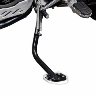 Extension for side stand foot Black/Silver. BMW R1200GS / R1200GS Adventure.