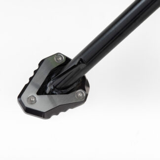 Extension for side stand foot Black/Silver. Kawasaki models.