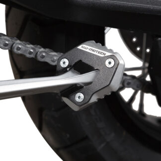 Extension for side stand foot Black/Silver. Triumph Tiger 800 models (10-17).