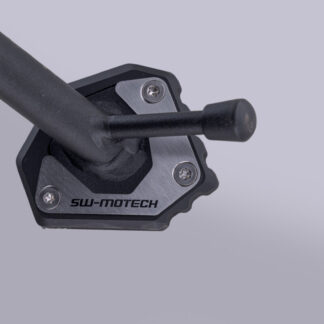Extension for side stand foot Black/Silver. Benelli Leoncino 800 / 800 Trail.