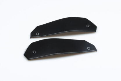 VPS plastic guards Orange. With variable black wind deflector.