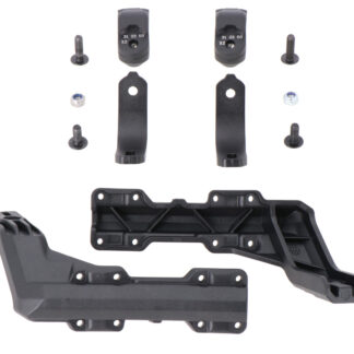 Handguard mounting kit Black. For 22-mm handlebars. 1-point attachment.