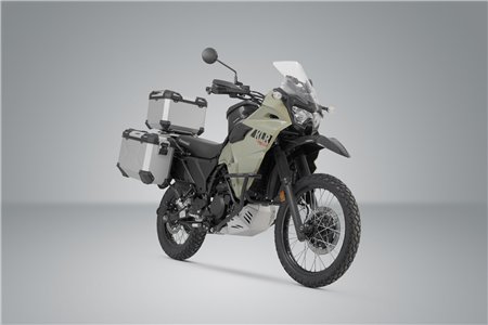 Adventure set Luggage Silver. Kawasaki KLR 650 (22-).