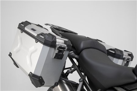 Adventure set Luggage Silver. Triumph Tiger 1200 models (11-).