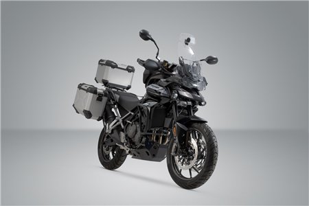 Adventure set luggage Silver. Triumph Tiger 900/GT/Rally/Pro (19-23).