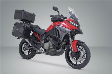 Adventure set DUSC with top case XL Black. Ducati Multistrada V4 (20-).