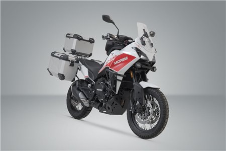 Adventure set luggage Silver. Moto Morini X-Cape (21-).