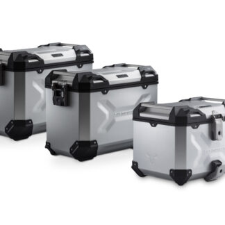 Adventure set TRAX ADV Silver. R 1300 GS Adv (24-). BMW top case holder.
