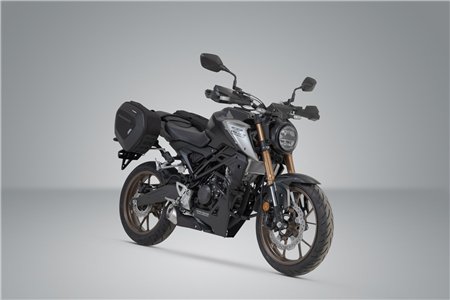 PRO BLAZE H saddlebag set Black. Honda CB125R (17-).