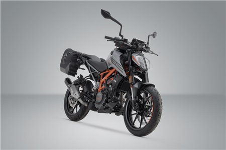 Legend Gear side bag system LC Black Edition KTM 125 Duke (21-).