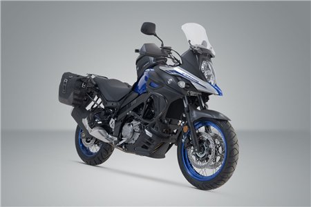 Legend Gear side bag system LC Black Edition Suzuki DL650 V-Strom (16-).