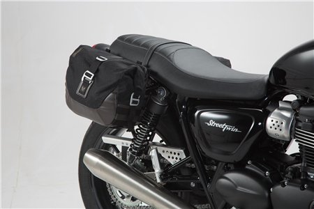 Legend Gear side bag system LC Black Edition Triumph Street Twin (16-) / Cup (16-).