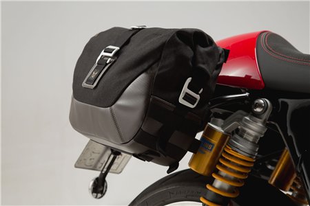 Legend Gear side bag system LC Black Edition Triumph Thruxton 1200/R (16-19), TFC (18-).
