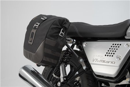 Legend Gear side bag system LC Black Edition Moto Guzzi V7 III (16-).