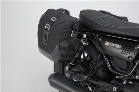 Legend Gear side bag system LC Black Edition Moto Guzzi V9 Roamer/Bobber (15-).