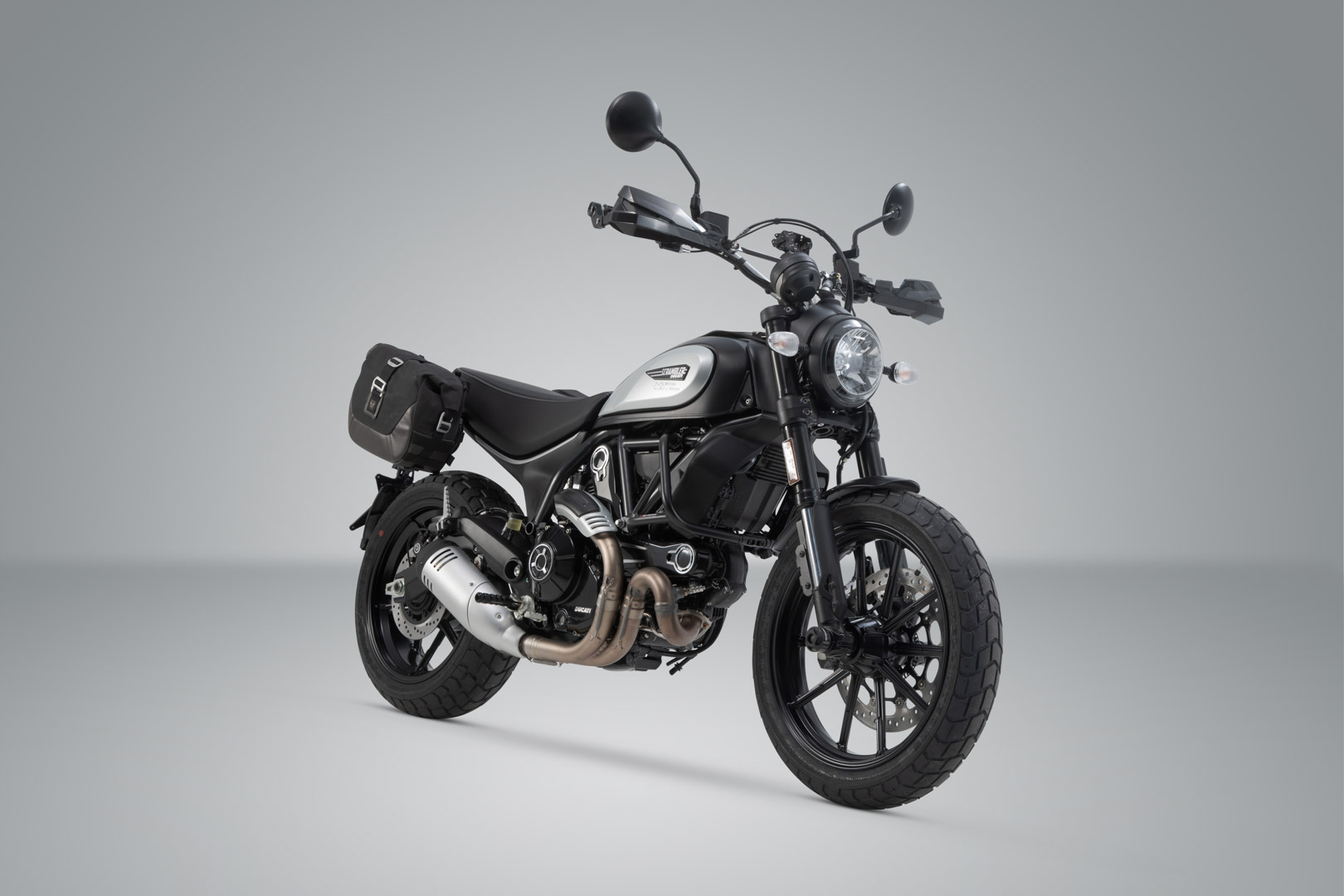 Legend Gear side bag system LC Black edition Ducati Scrambler models (18-). - Image 2