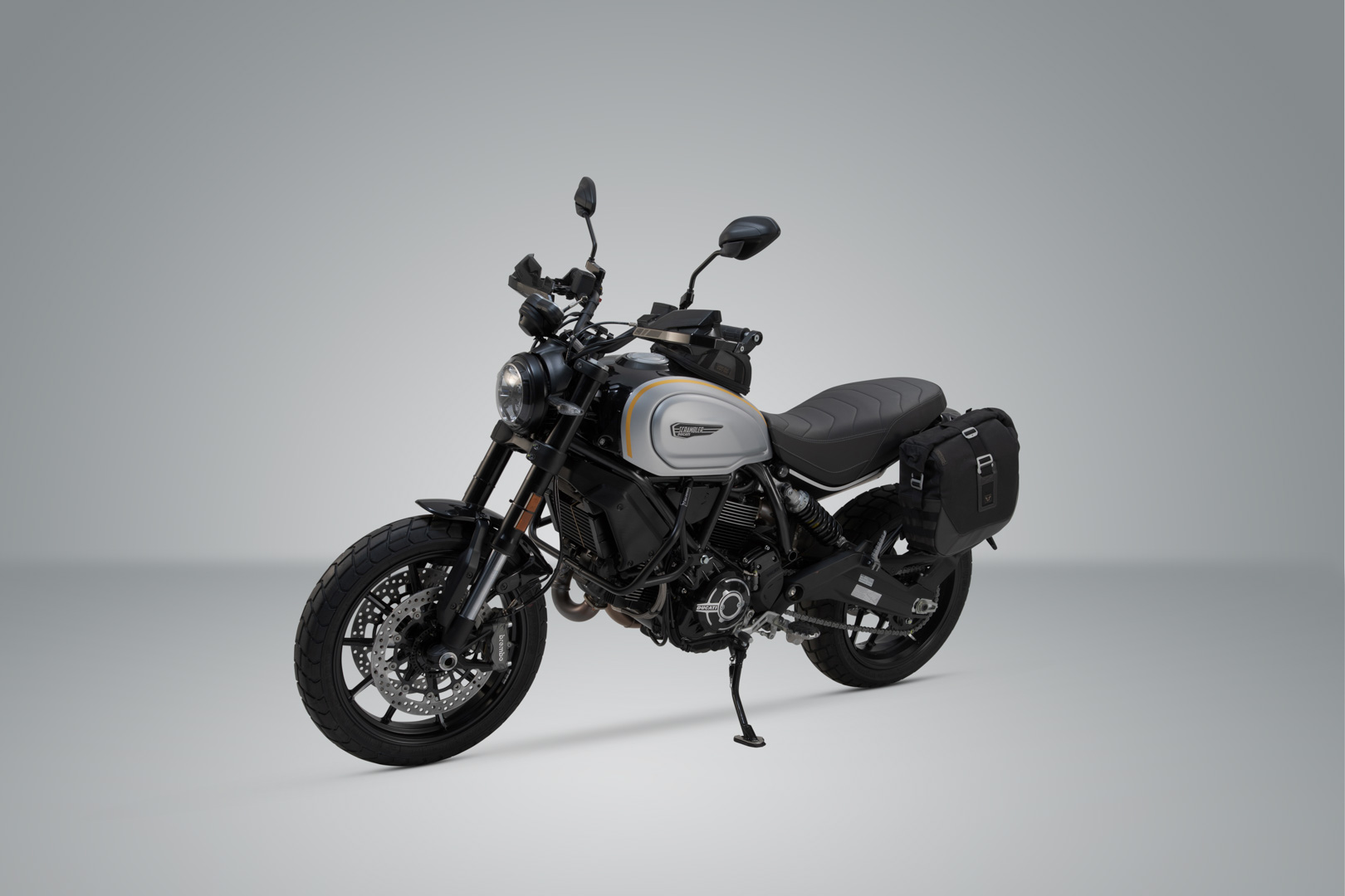Legend Gear side bag system LC Black Edition Ducati Scrambler models. - Image 2