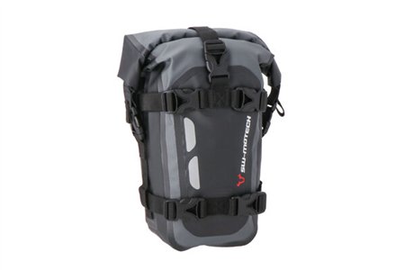 Drybag 80 tail bag 8 l Grey/black Waterproof